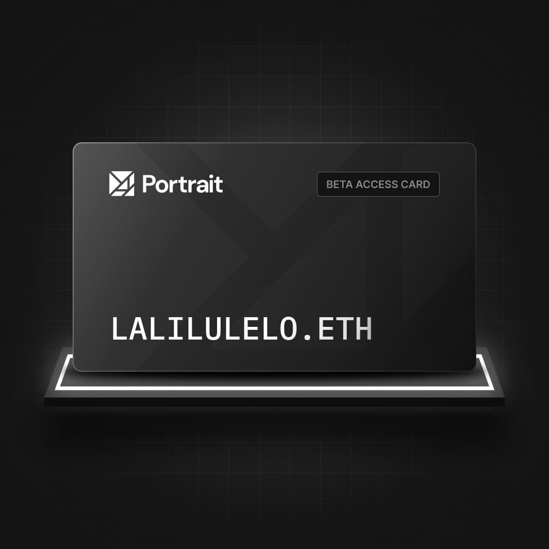 Portrait Beta Pass