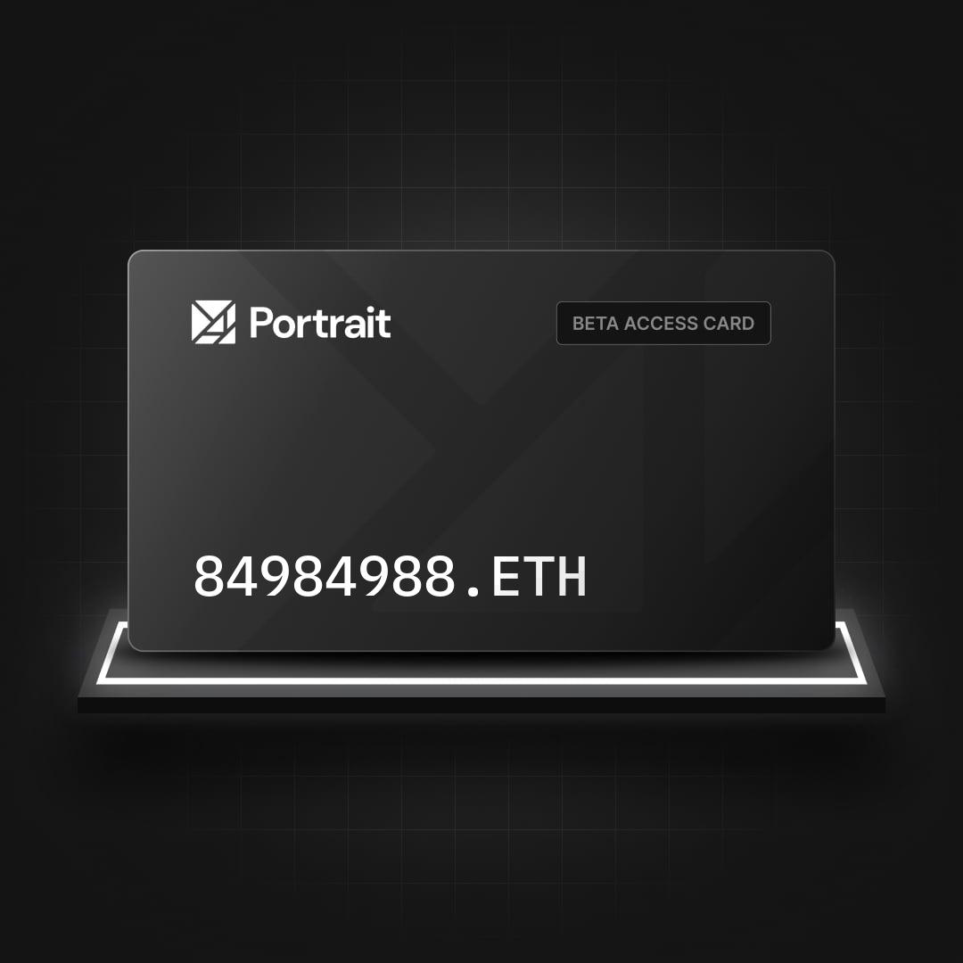 Portrait Beta Pass